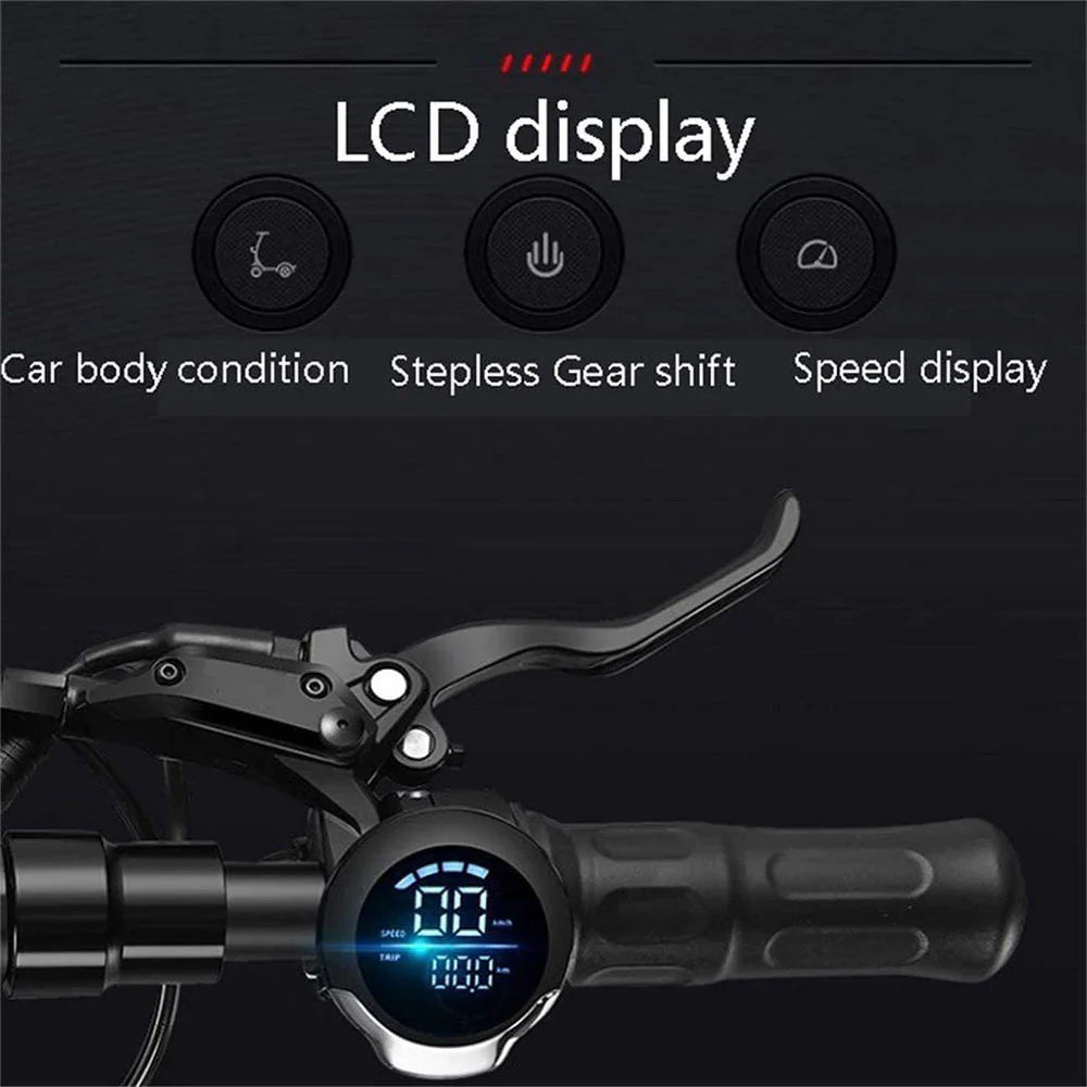 Electric Scooter with Stand & Light
