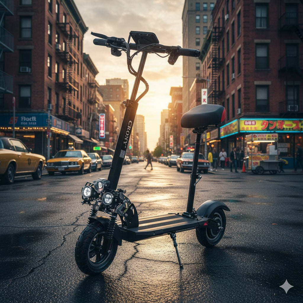 Electric Scooter with Stand & Light