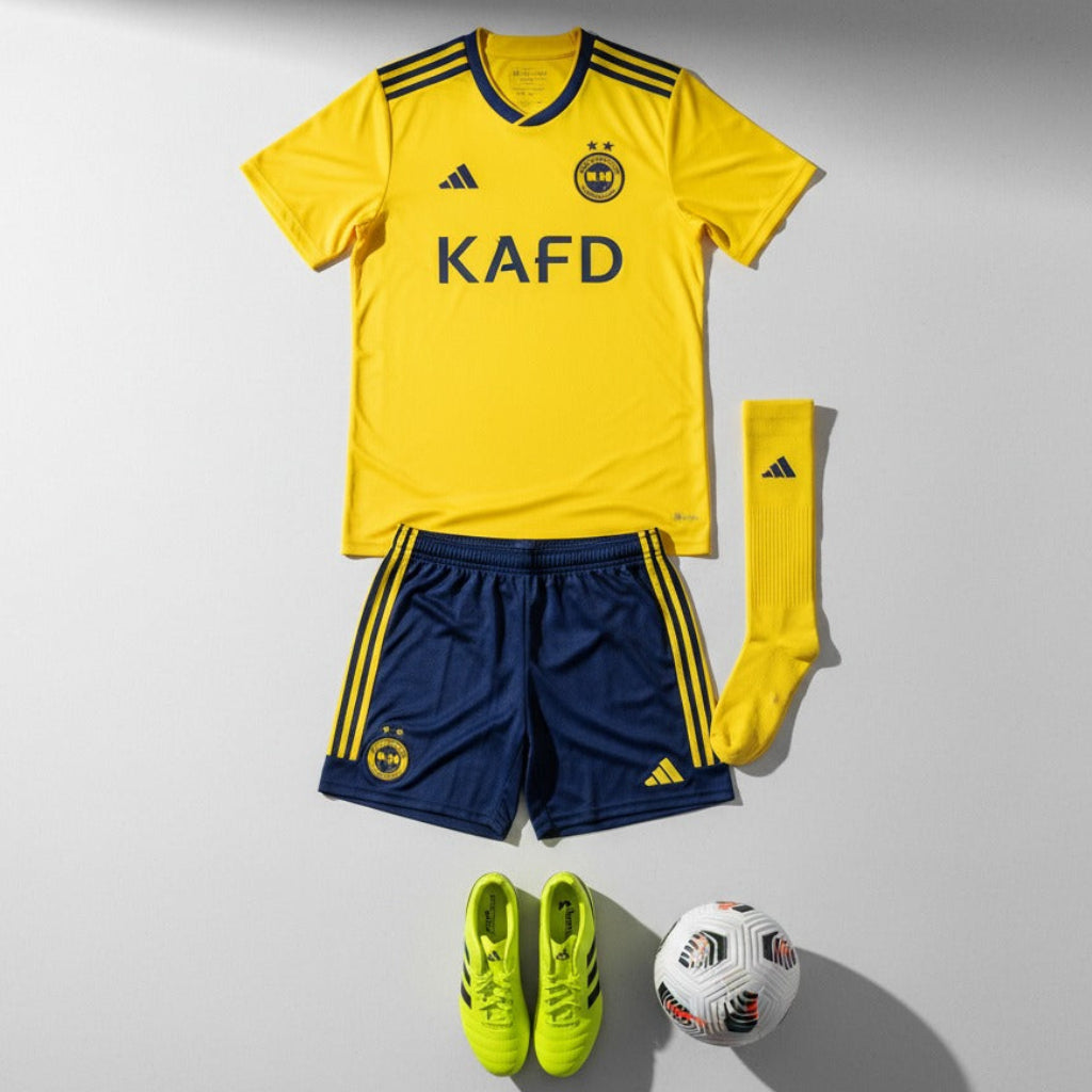 Al Nassr Kids Set T-Shirt& Short 2025/2026 | Toys Station Express