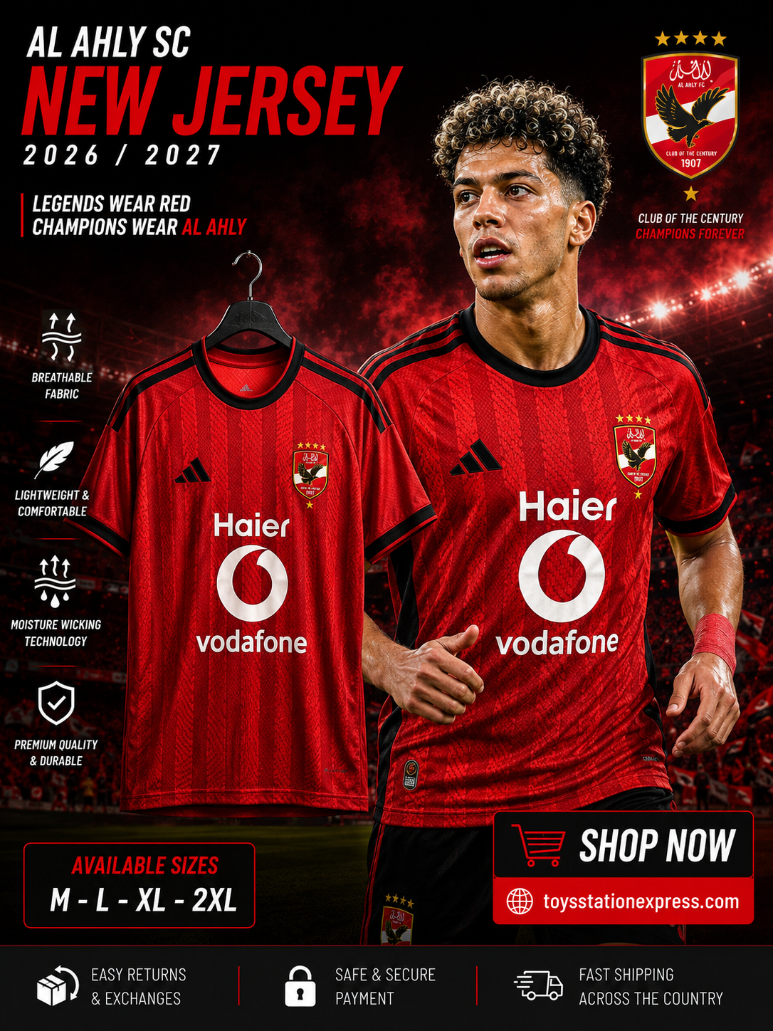 Al Ahly Home 2027 (T-shirt only)