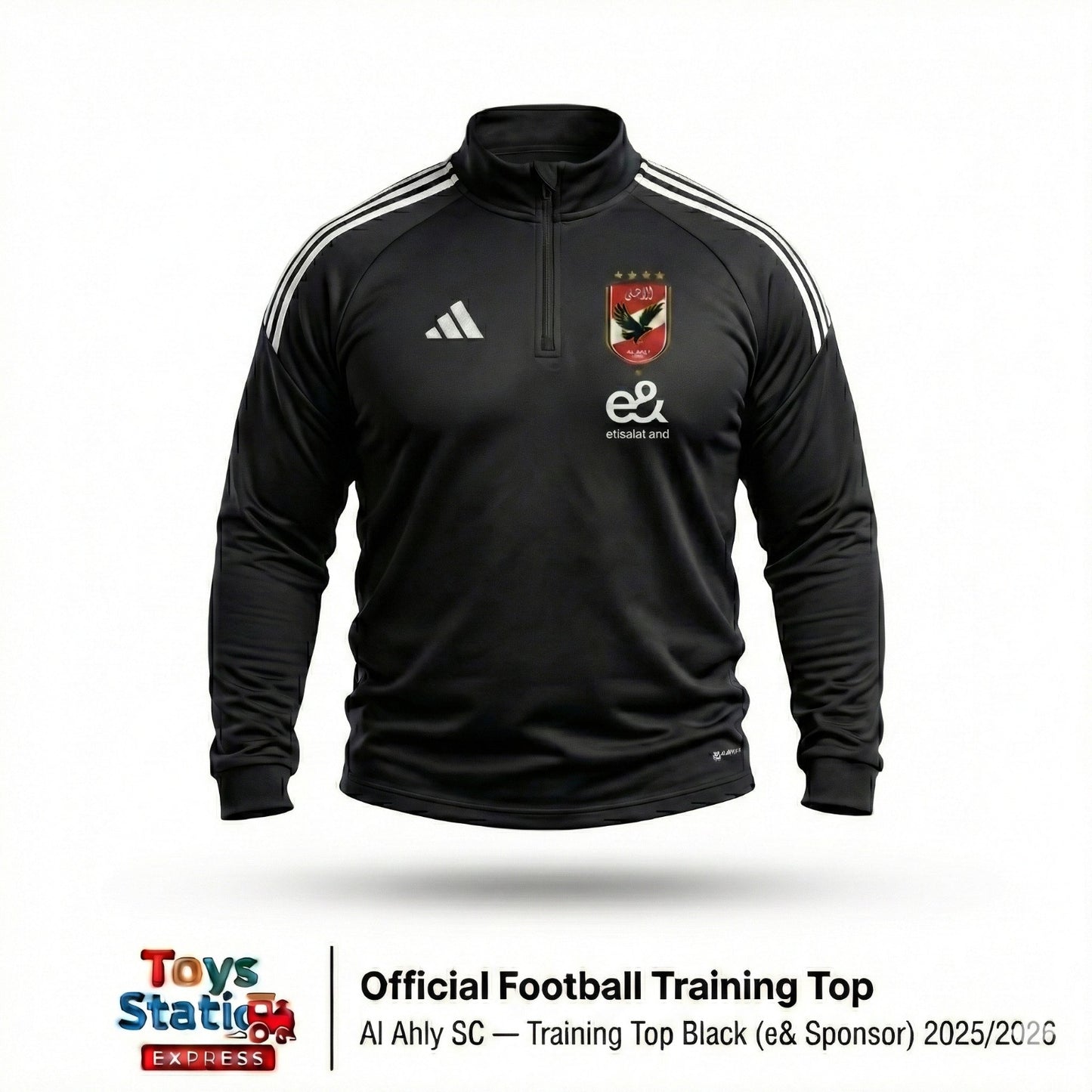 Al Ahly SC - Tracksuit Top Black (New)