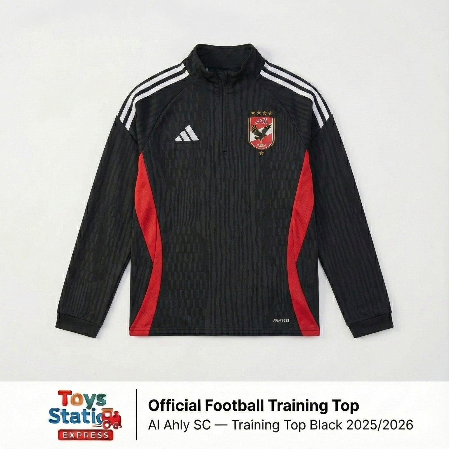 Al Ahly SC Black and red football training top (Tracksuit)