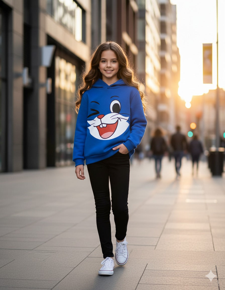 Bunny Hoodie & Sweatpants Set