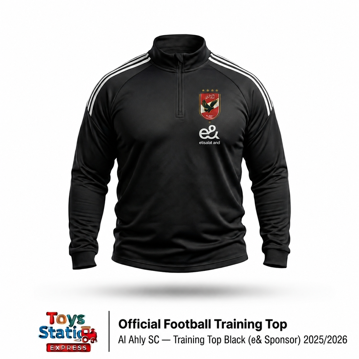 Al Ahly SC - Tracksuit Top Black (New)
