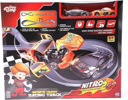 Nitro2Go Racing Set Crash
