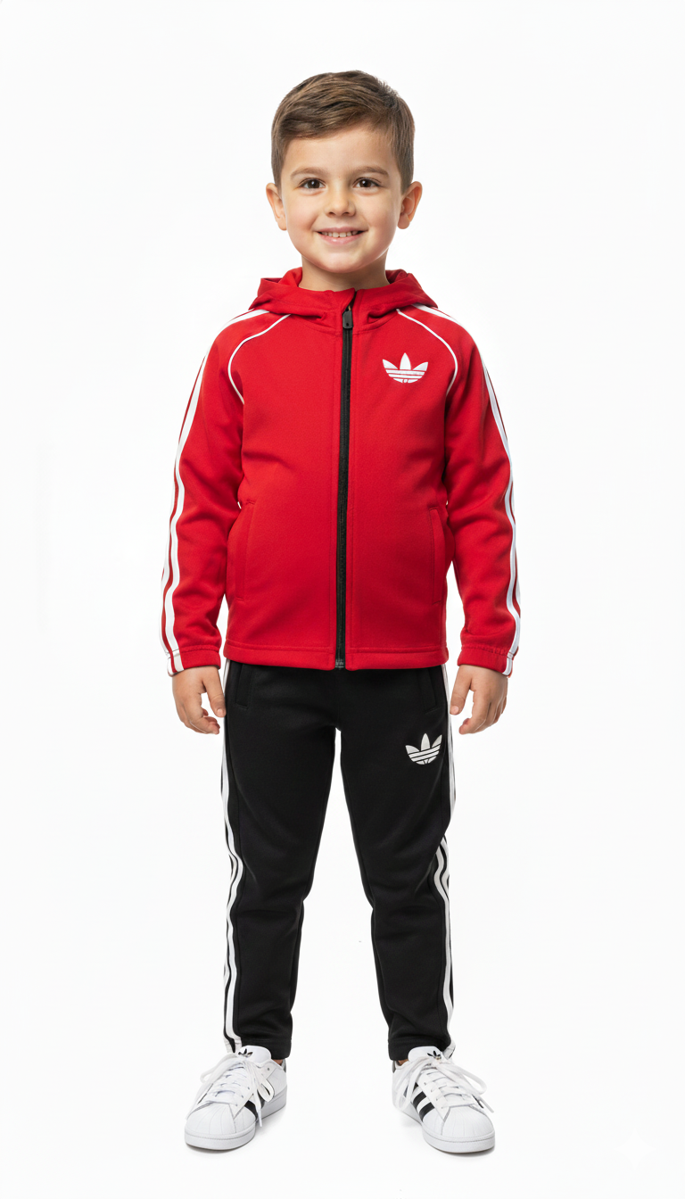 adidas Unisex Tracksuit (Red)