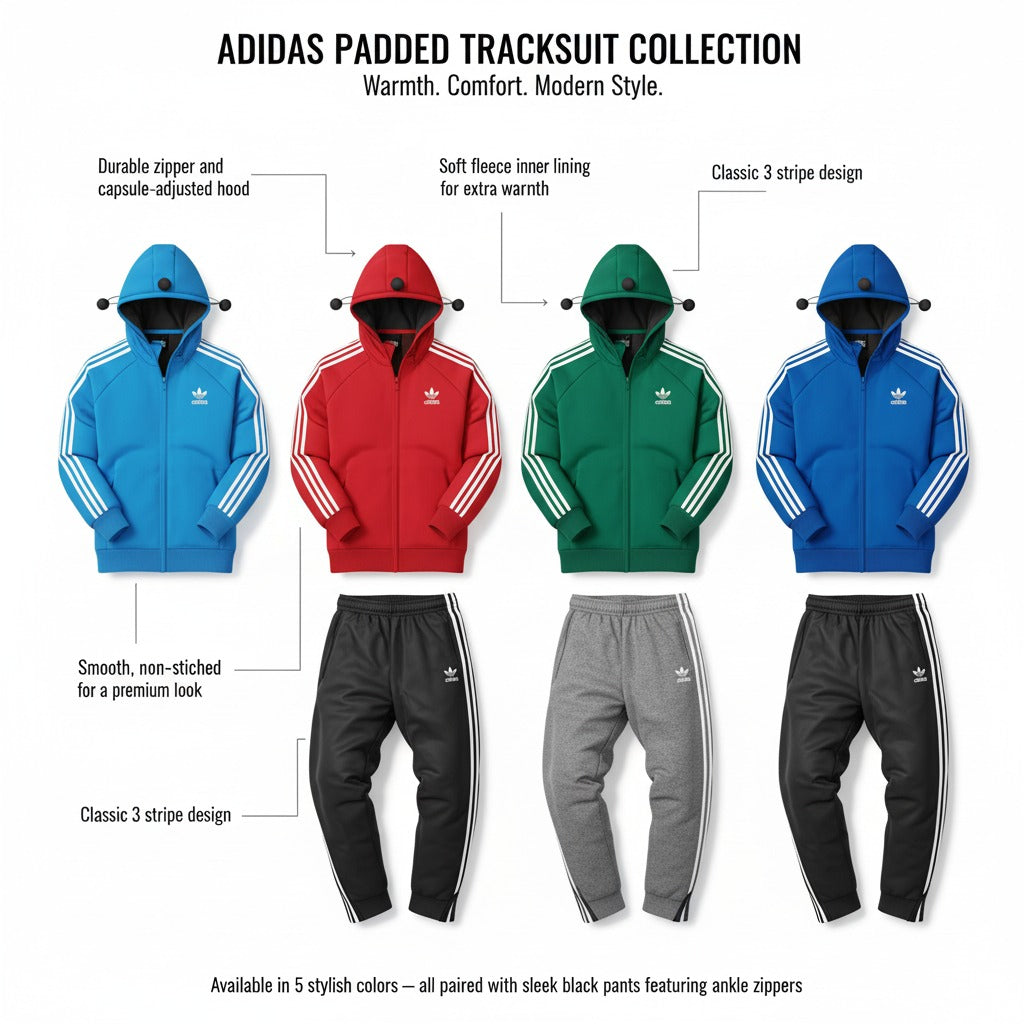 adidas Unisex Tracksuit (Red)