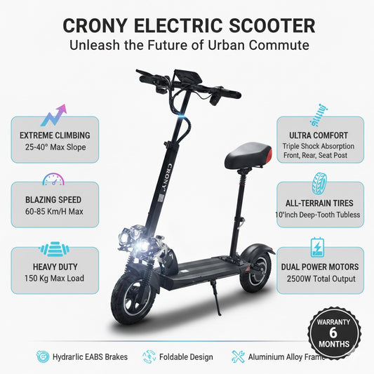 Electric Scooter with Stand & Light