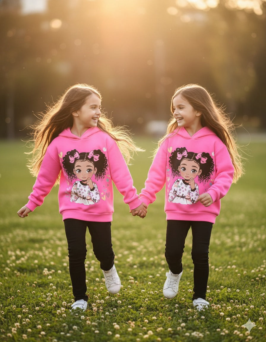 Girl Hoodie & Sweatpants Set