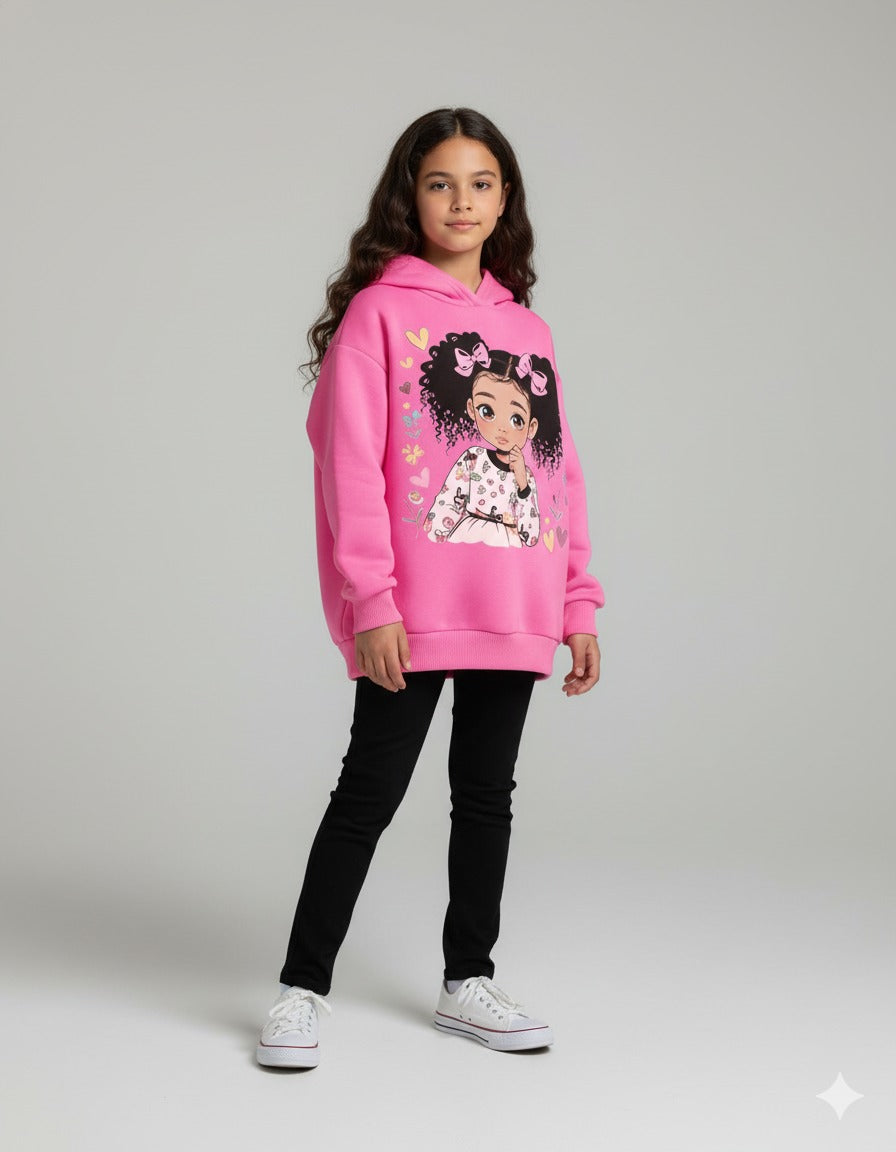 Girl Hoodie & Sweatpants Set