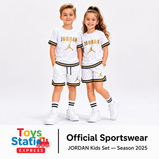 Jordan kids Set (White)