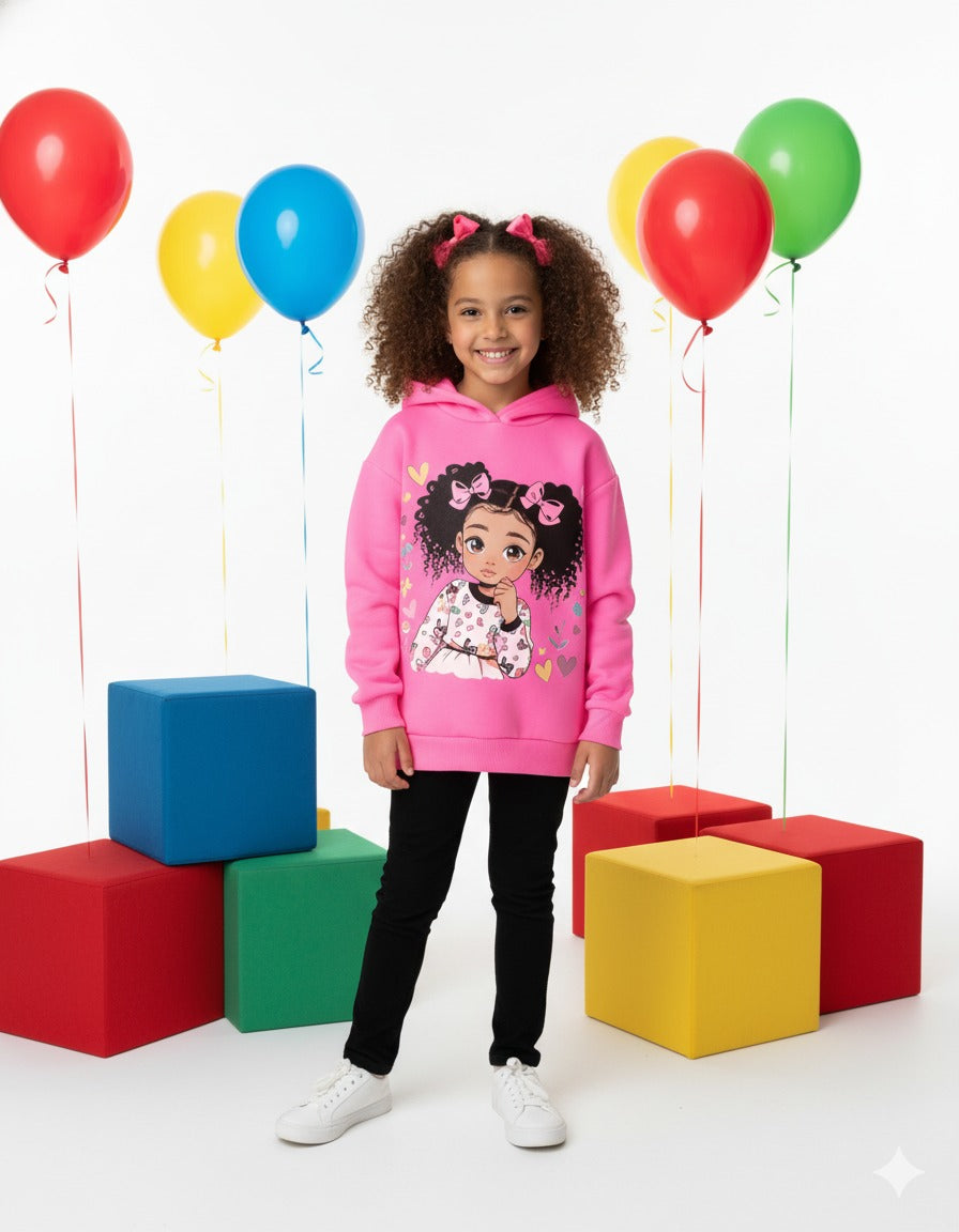 Girl Hoodie & Sweatpants Set