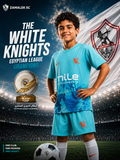 Zamalek 2026 kids football T-shirt and shorts set