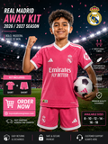 Real Madrid Away Set 2027 (T-Shirt & Short)