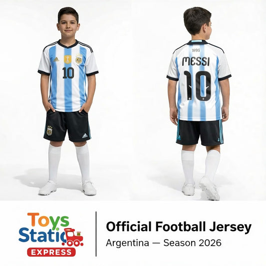 Argentina Set (T-Shirt & Short) FIFA World Cup 2026 - Messi #10