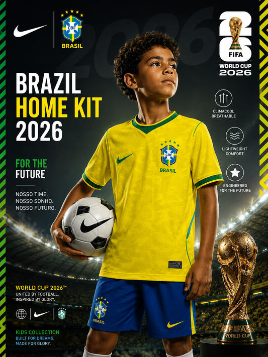 Brazil Set (T-Shirt & Short) FIFA World Cup 2026