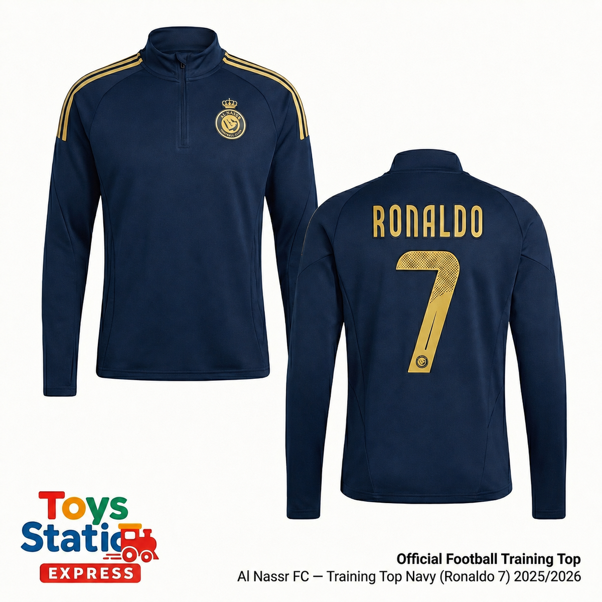 Al Nassr SC - Tracksuit Top Dark Blue